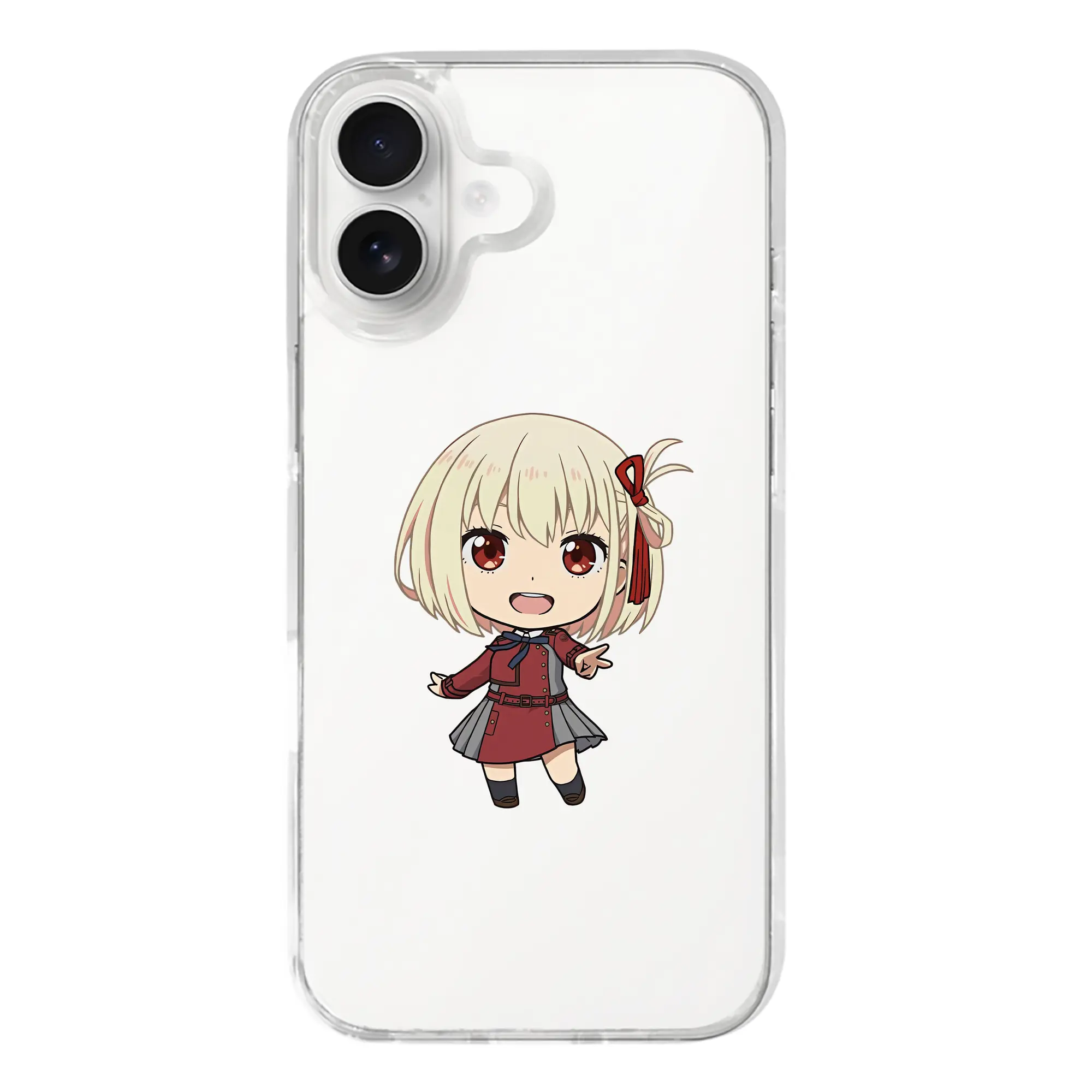 リコリス・リコイル グッズ,錦木千束 - iPhone 17シリーズ 透明スマホケース – 薄型・耐衝撃・精密フィット保護カバー